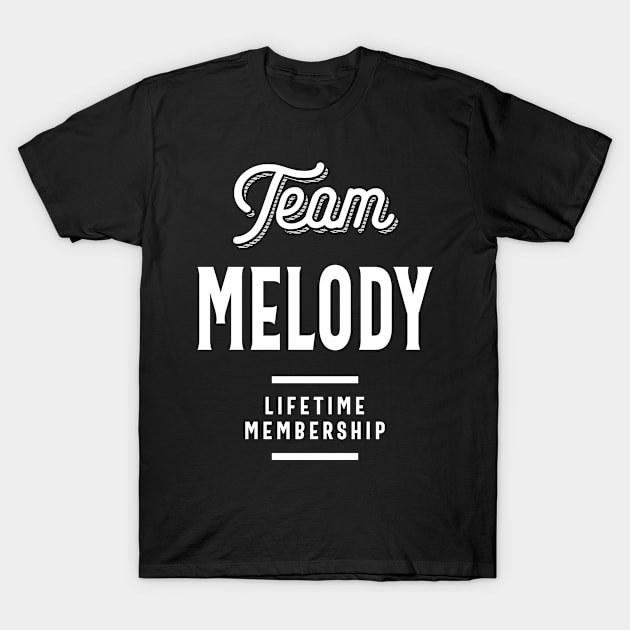 Melody Personalized Name Birthday Gift T-Shirt by cidolopez